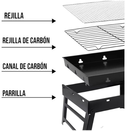 🔥GrillGo™ – Parrilla portátil