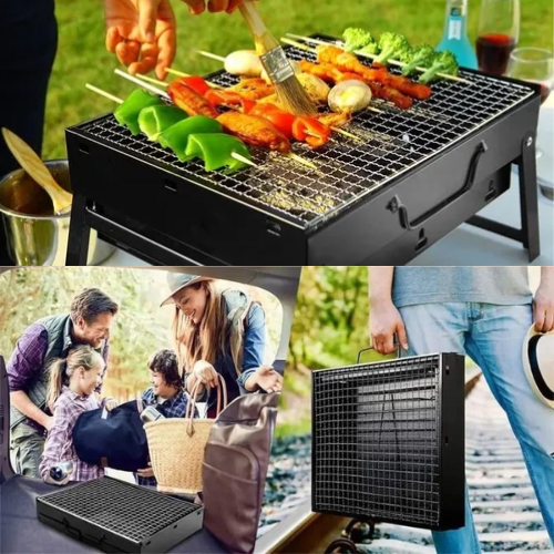 🔥GrillGo™ – Parrilla portátil