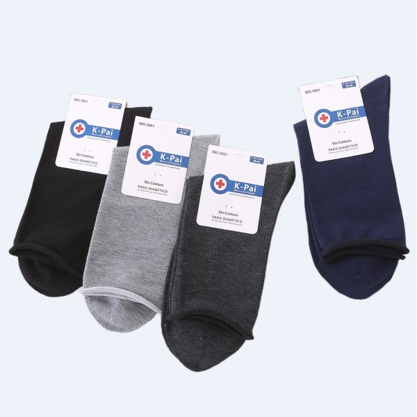 NaturPies™ - Calcetines Diabéticos de Bambú X 12